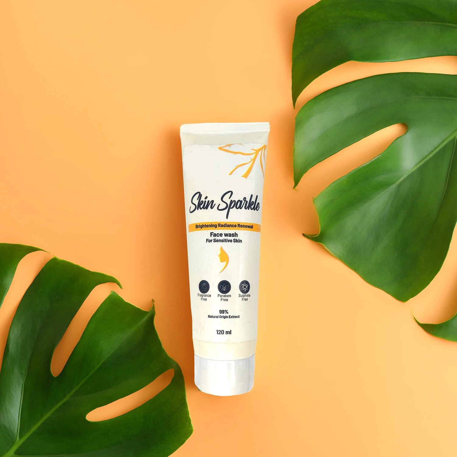 Skin Sparkle Face Wash for Sensitive Skin, 120 ml-1.webp